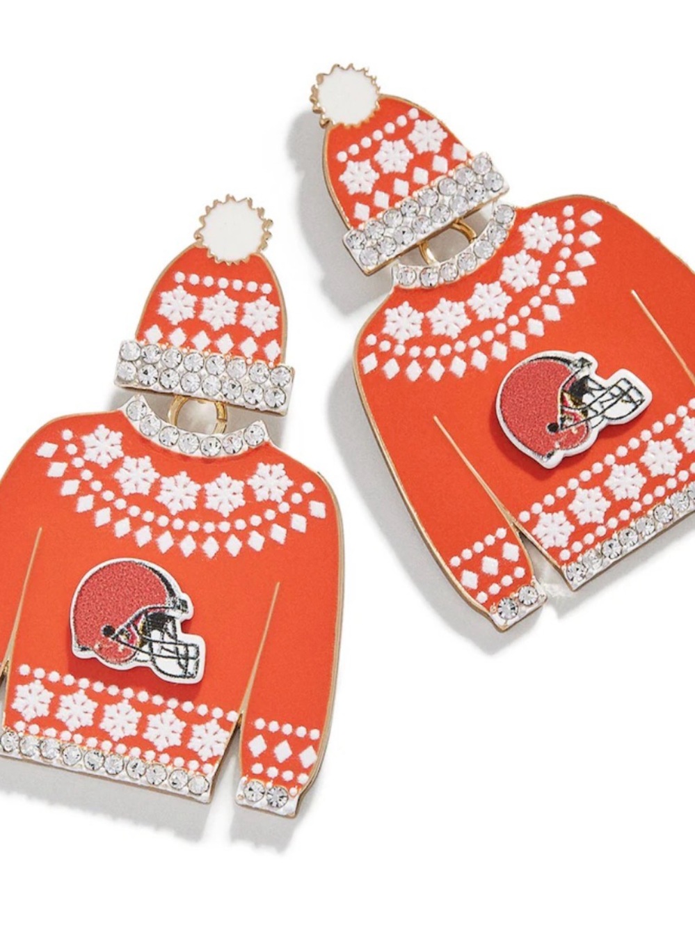 Cleveland Browns BaubleBar Women's Sweater Earrings